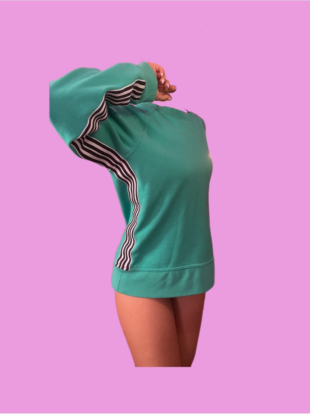 Teal sweatshirt